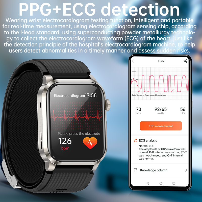 P300pro BT Call Air Pump Airba - Fall Detection Watch recension och pris