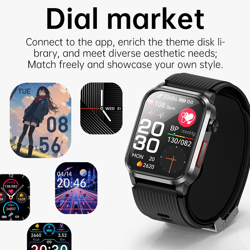 P300pro BT Call Air Pump Airba - Fall Detection Watch recension och pris