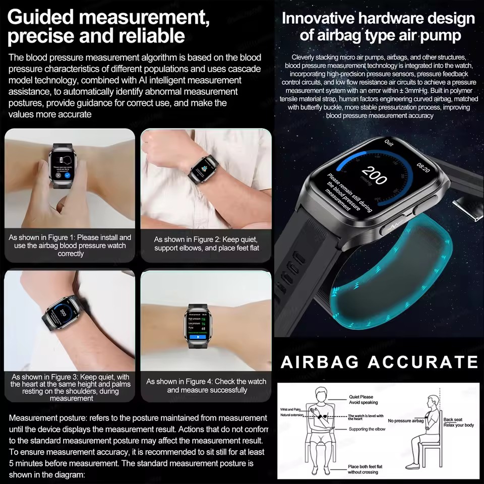 2026 New Upgrade AI Diagnostic - Fall Detection Watch recension och pris