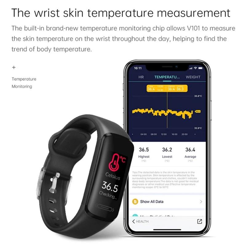 Smart Watch The V101 Real-time - Breath Rate Monitor recension och pris