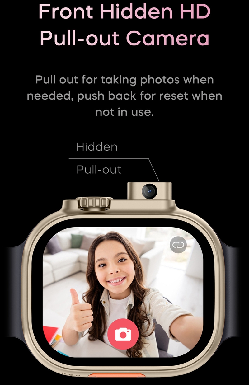4G SIM Smart Watch for Kids an - Fall Detection Watch recension och pris