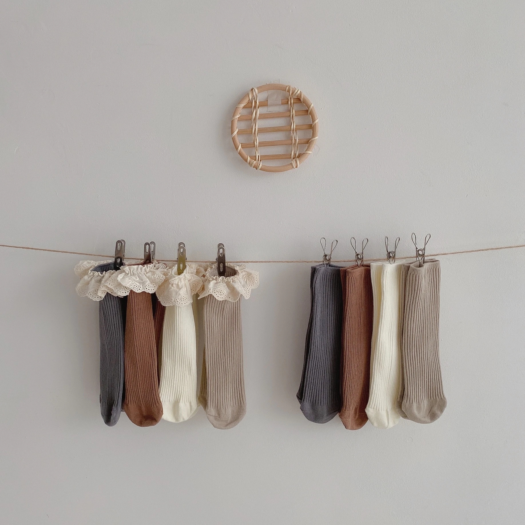 4 Pairs Fashion Baby Girls Ruf - Baby Sock Oximeter recension och pris