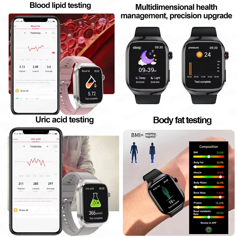New Nursing Level Blood Pressu - Fall Detection Watch recension och pris