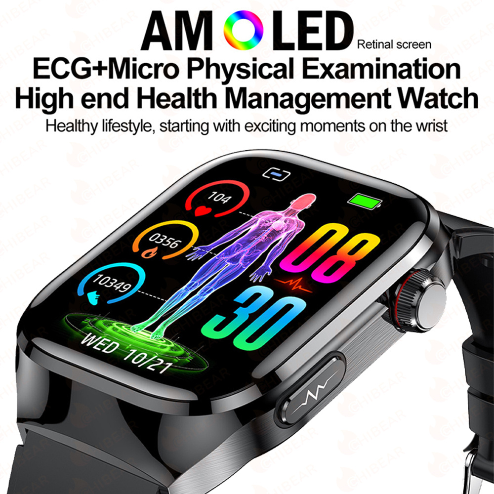 TK16 Smart Watch Men 2.04 Inch - Fall Detection Watch recension och pris