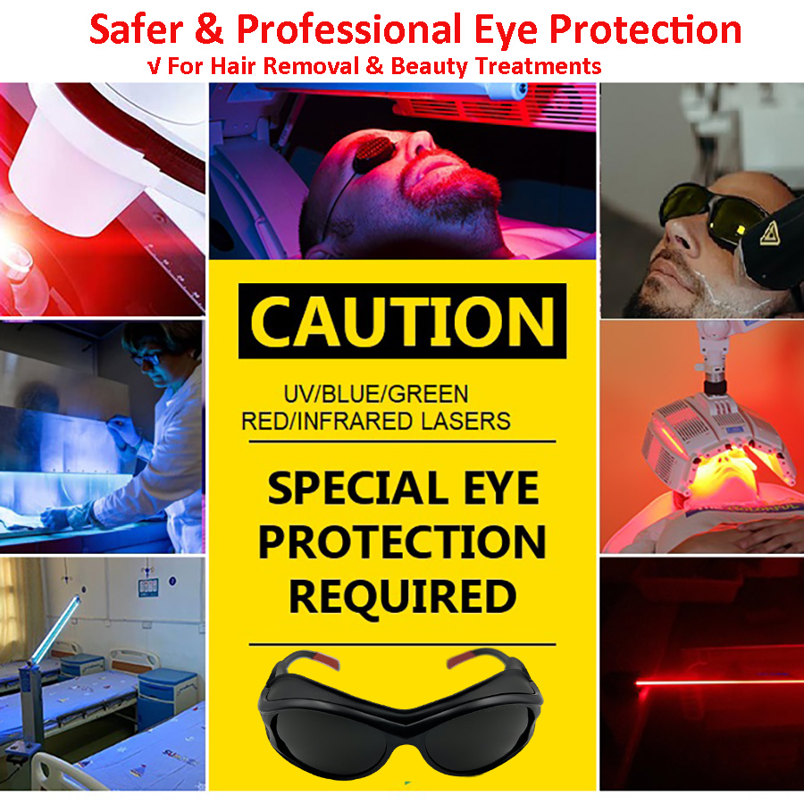 IPL Laser Hair Removal Glasse  - Light Therapy Glasses recension och pris