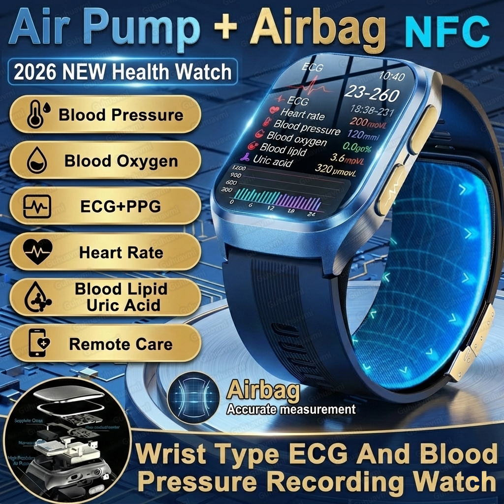 2026New Air Pump Airbag True B - Fall Detection Watch recension och pris