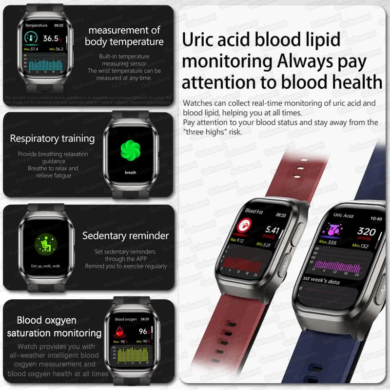 2026New Air Pump Airbag True B - Fall Detection Watch recension och pris